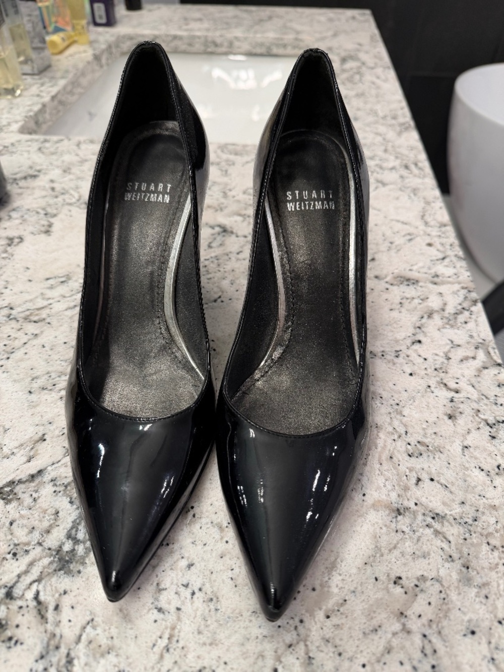 Stuart Weitzman patent pump